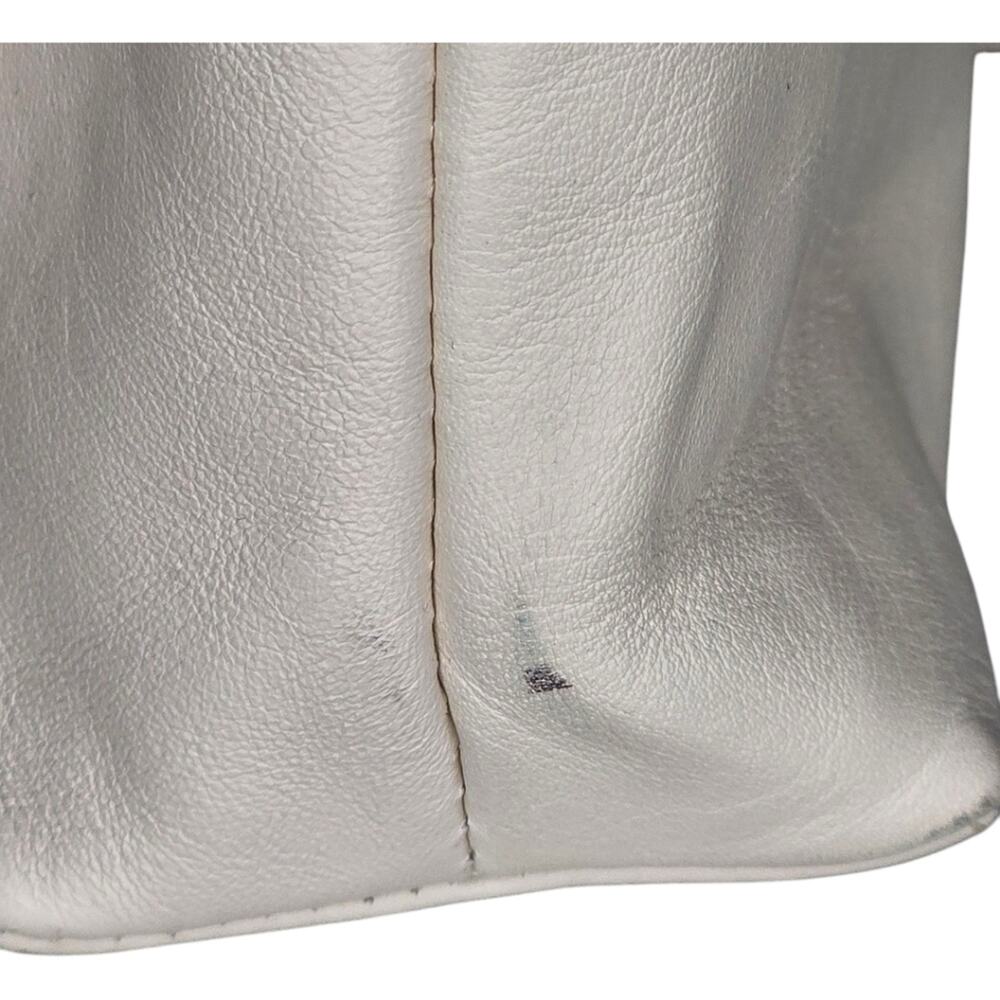 Paloma Picasso Vintage‎ White Leather Small Crossbody - Picture 10 of 16